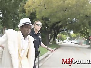mummy cops make pimp suspect take turns to ravage their fuckboxes